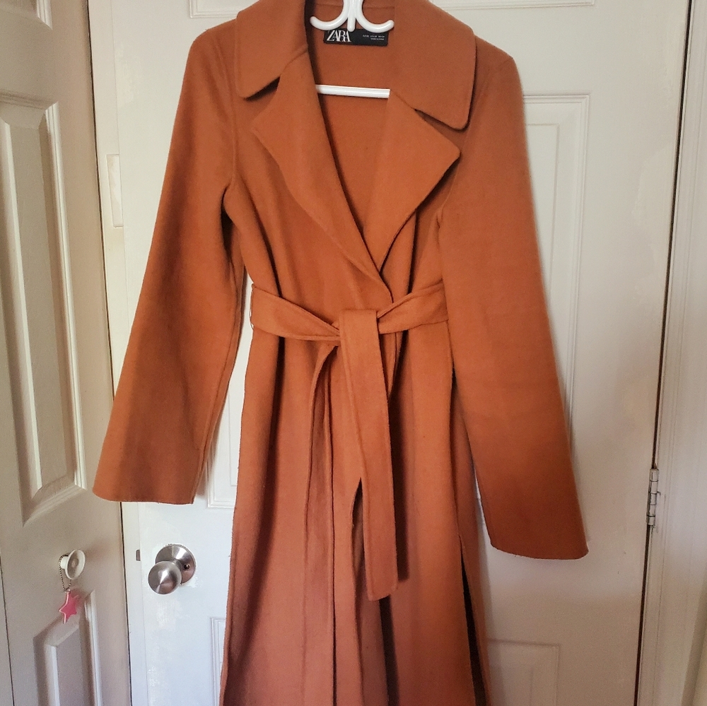 Zara Camel/tan wool coat (for fall or winter)